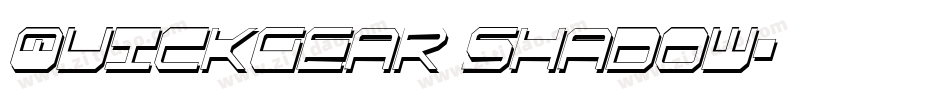 QuickGear Shadow字体转换